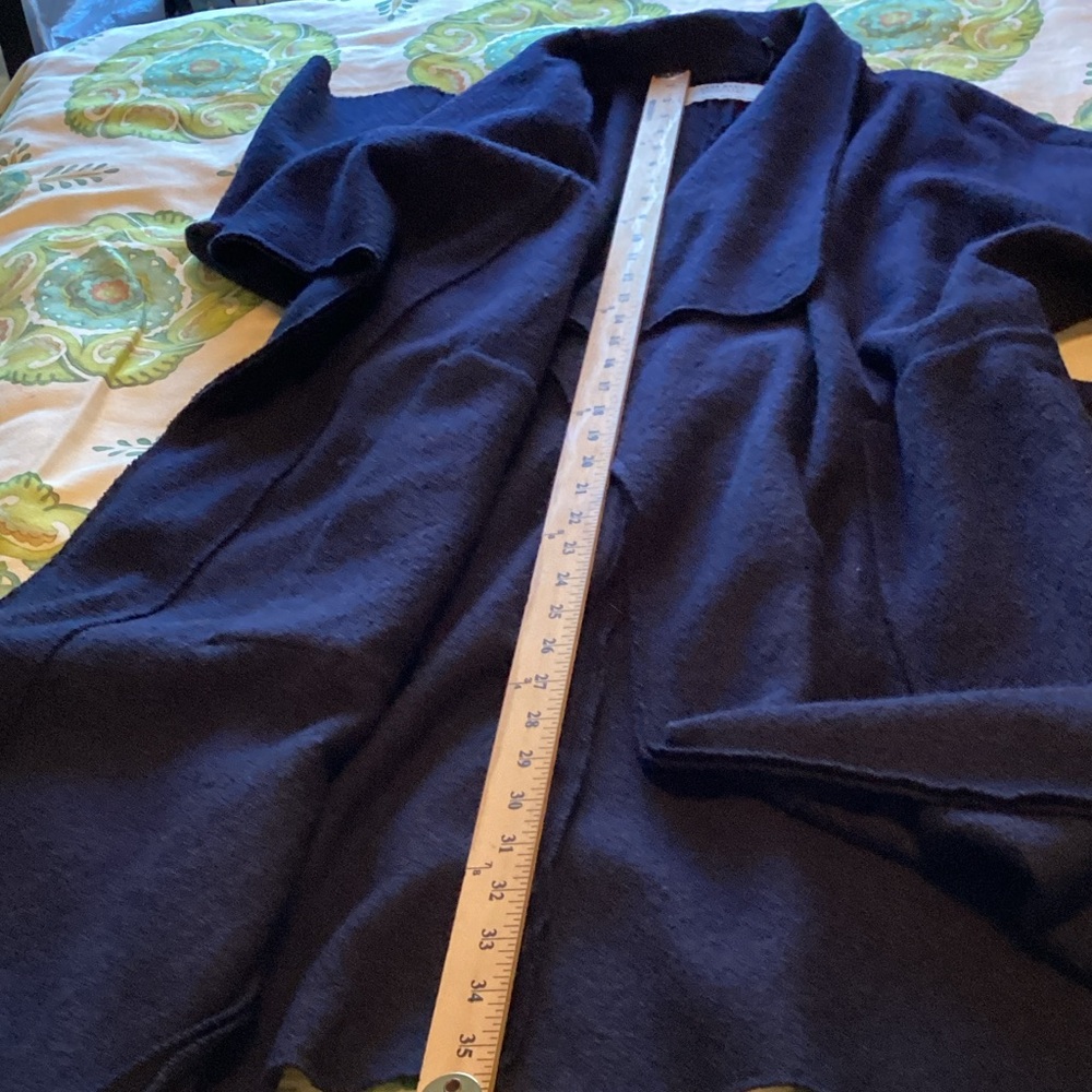 Zara Luxurious Black Women's Coat L - Picture 7 of 9